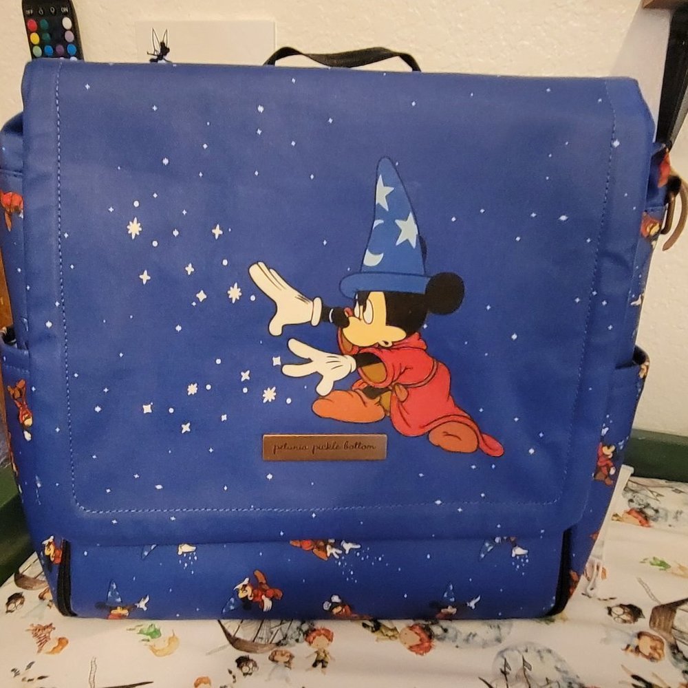 LIKE NEW Petunia Pickle Bottom Diaper Bag Backpack - Discontinued Fantasia Patte